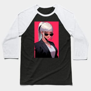 Anime Girl Boss Baseball T-Shirt